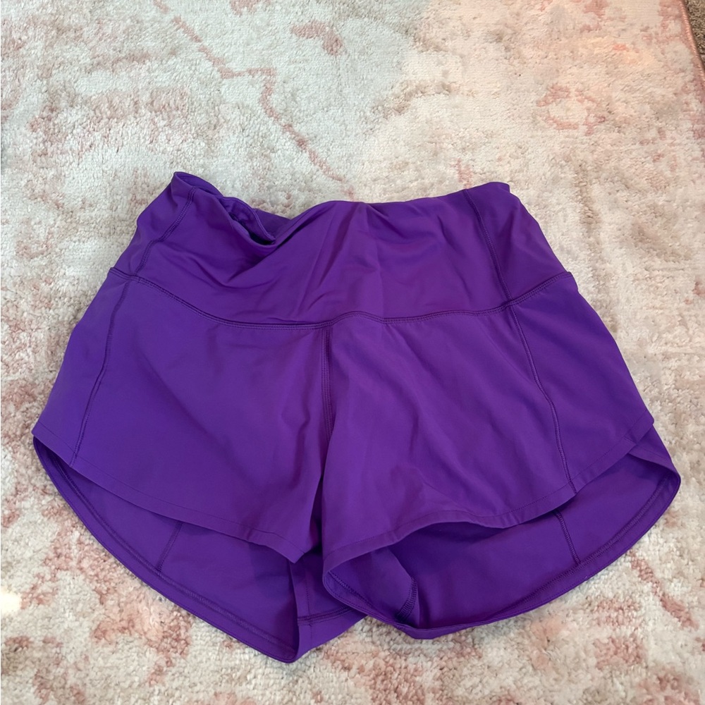 Lululemon Athletica Purple Athletic Shorts